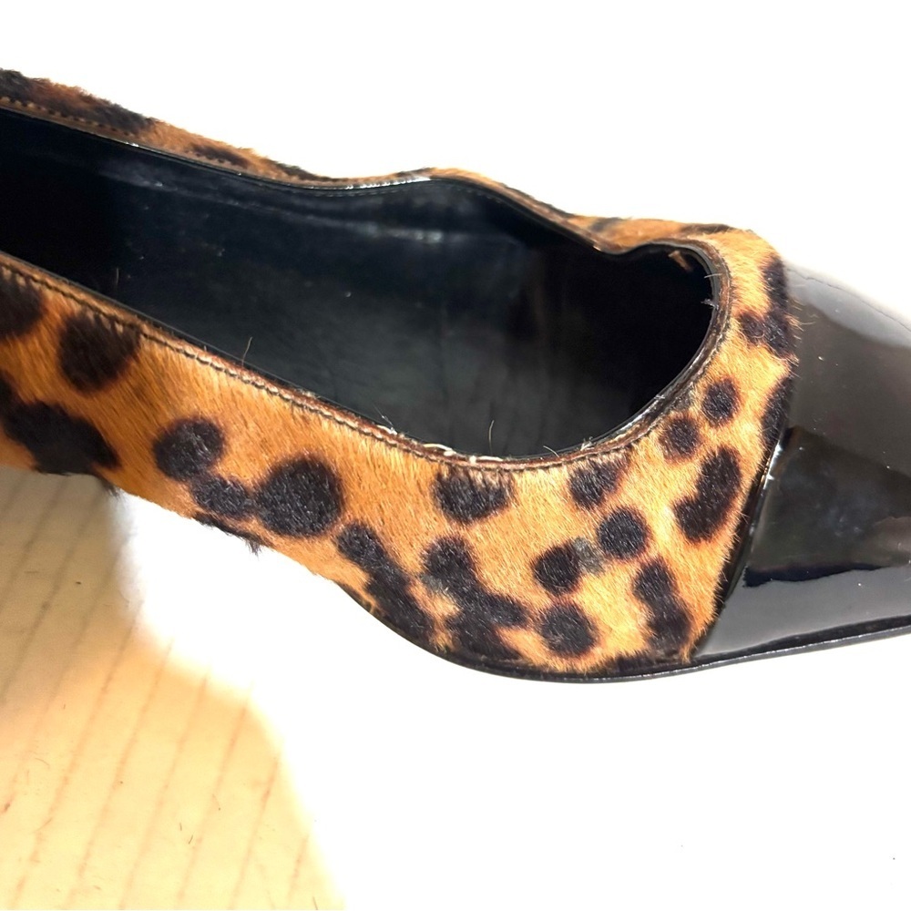 Prada ponytail pumps  brown animal print Women's Shoes with Black Accents - Picture 10 of 12